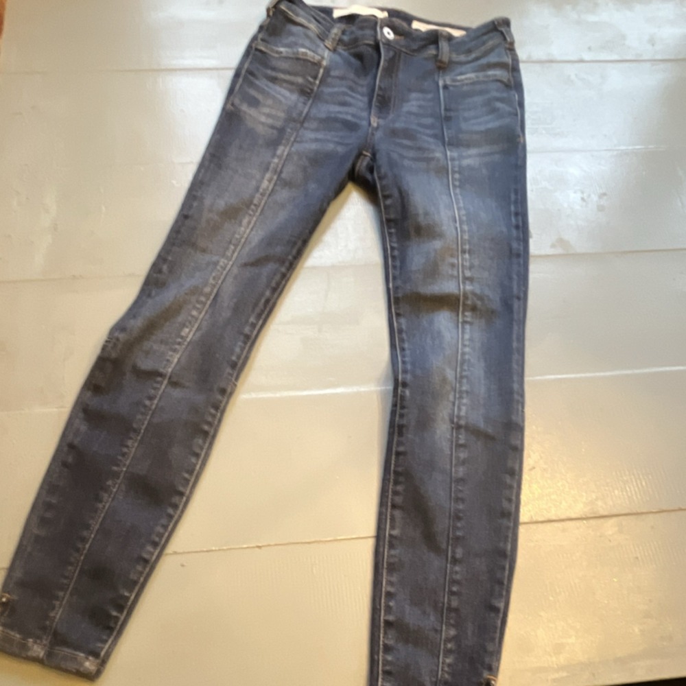 Pilcro The Letterpress Women's High-Rise Jegging Slim Dark Wash Stretch 5-Pocket